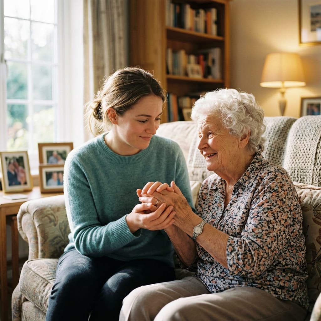 Care coordinator matching and guiding home care options in Berks County